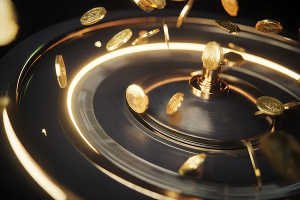 A confident dealer surrounded by casino chips inviting players to access their DEAWUN account, reflecting quick and easy login options.
